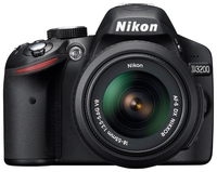 Зеркальный фотоаппарат Nikon D3200 Kit 18-55 VR + сумка и SD 8 Гб. Интернет-магазин компании Аутлет БТ - Санкт-Петербург