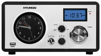Радиочасы Hyundai H-1630 [H1630BL]. Интернет-магазин компании Аутлет БТ - Санкт-Петербург