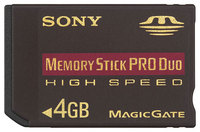 Карта памяти Sony Memory Stick Pro Duo 4 Gb (MSX-M4GN). Интернет-магазин компании Аутлет БТ - Санкт-Петербург