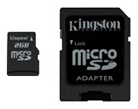 Карта памяти Kingston microSD 2Gb [MICROSD2GBK]. Интернет-магазин компании Аутлет БТ - Санкт-Петербург