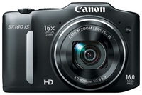 Цифровой фотоаппарат Canon PowerShot SX160 IS Black [SX160ISBL]. Интернет-магазин компании Аутлет БТ - Санкт-Петербург