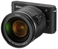 Системный фотоаппарат Nikon J1 Kit Black KIT 10 f/2.8. Интернет-магазин компании Аутлет БТ - Санкт-Петербург