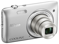 Цифровой фотоаппарат Nikon S3500 SILVER + чехол. Интернет-магазин компании Аутлет БТ - Санкт-Петербург