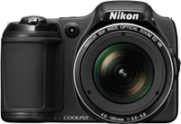 Цифровой фотоаппарат Nikon L820 BLACK + чехол. Интернет-магазин компании Аутлет БТ - Санкт-Петербург