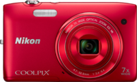 Цифровой фотоаппарат Nikon S3500 RED+ чехол. Интернет-магазин компании Аутлет БТ - Санкт-Петербург