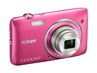 Цифровой фотоаппарат Nikon S3500 PINK + чехол. Интернет-магазин компании Аутлет БТ - Санкт-Петербург
